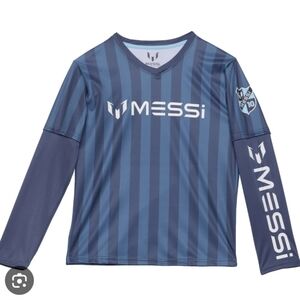 Boys Messi Argentina long sleeve jersey shirt size large 14/16